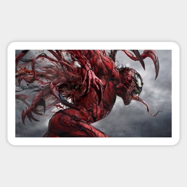 Carnage Sticker by uncannyknack